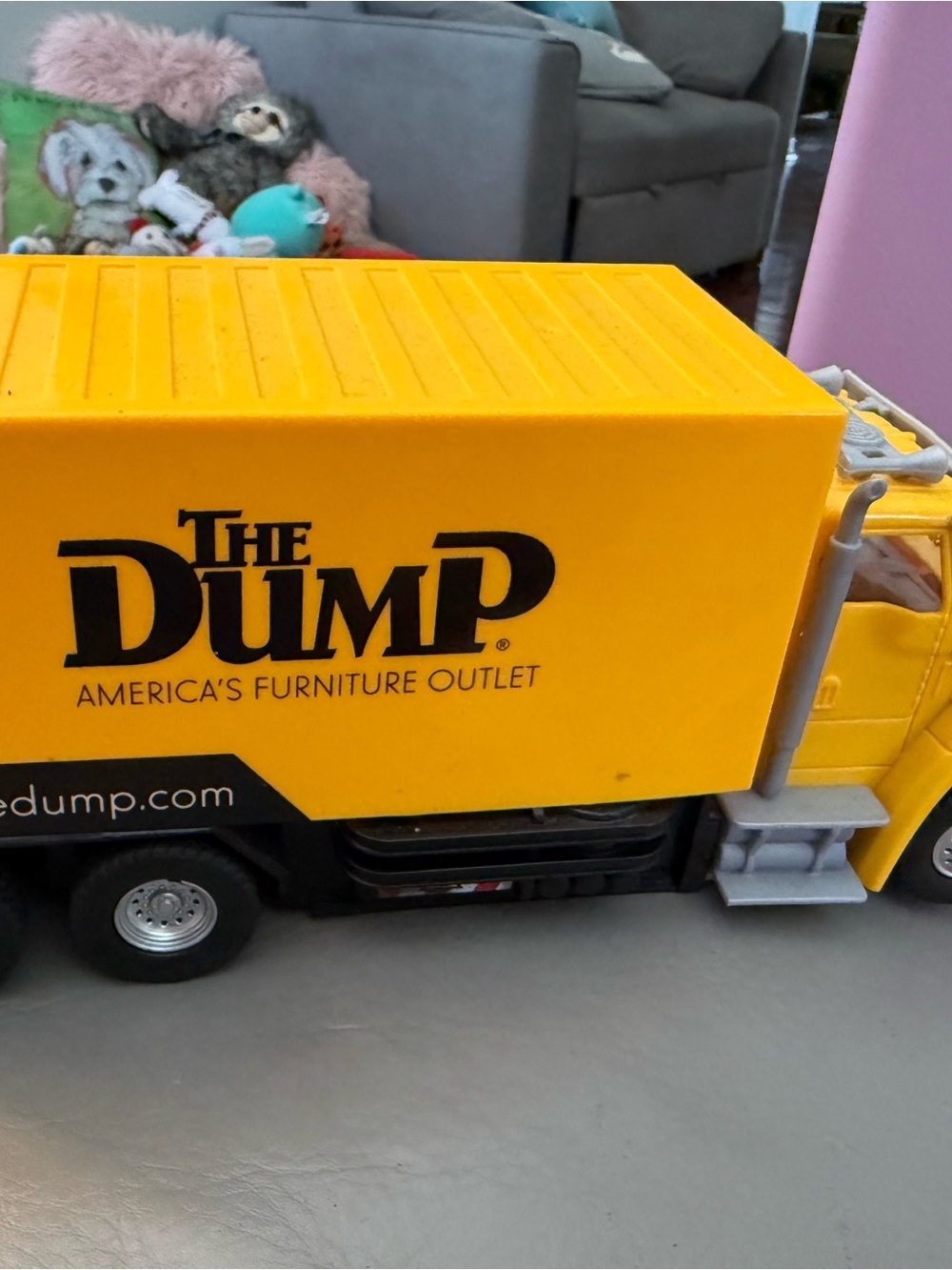 The Dump Yellow Toy Truck